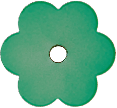 Binu Binu Ssense Exclusive Green Flower Incense Holder In Anodized Green