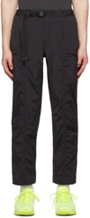 CAYL BLACK VENTED CARGO PANTS