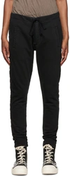 GREG LAUREN BLACK TUX LOUNGE PANTS