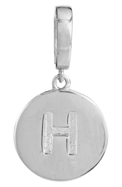 Savvy Cie Jewels Initial Charm In White H