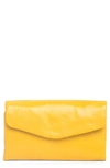 Hobo Lacy Leather Wallet In Sunflower