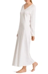 Hanro Pure Essence Nightgown In 102 - Off White