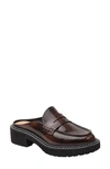 Lisa Vicky Pace Loafer Mule In Walnut