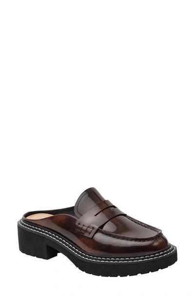 Lisa Vicky Pace Loafer Mule In Walnut