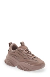 Steve Madden Possession Sneaker In Dark Mauve