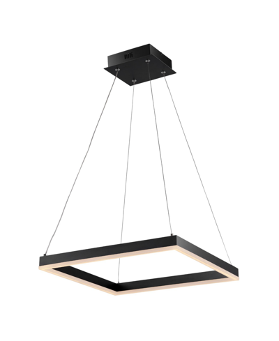 Furniture Nero Square Contemporary Modern Integrated Led Pendant Light