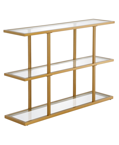 Hudson & Canal Yeardley Console Table In Brass