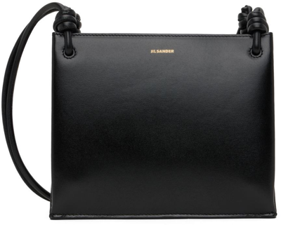 Jil Sander Black Small Giro Shoulder Bag