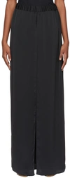 ROSETTA GETTY BLACK SLIT TROUSERS