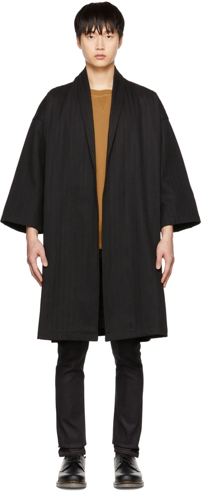 Naked And Famous Ssense Exclusive Black Coat