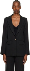 Reformation Black Major Blazer In Black