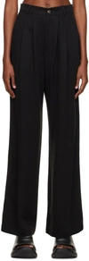 Reformation Black Mason Trousers