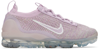 Nike Women's Air Vapormax 2021 Fly Knit Running Sneakers From Finish Line In Lt Arctic Pink/iced Lilac/summit White