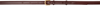 Totême Double Clasp Leather Belt Croco In Cognac