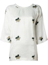 VICTORIA BECKHAM FLORAL PRINT BLOUSE,TPSHO15811844546