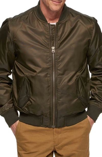 Levi's® Filled Flight Bomber Jacket In Army Green