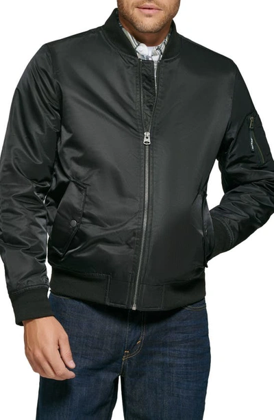 Levi's® Filled Flight Bomber Jacket In Black
