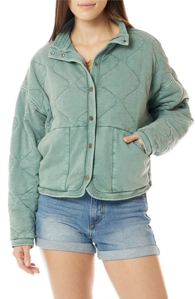 Supplies By Union Bay Queenie Quilted Jacket In Light Smoky Spruce