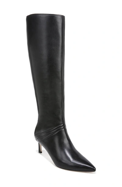 27 Edit Naturalizer Falencia Knee High Pointed Toe Boot In Black Leather
