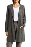 Barefoot Dreams Cozychic Ultra Lite® Open Front Cardigan In Carbon