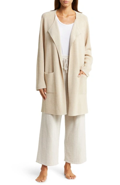 Barefoot Dreams Cozychic Ultra Lite® Open Front Cardigan In Sand Dollar