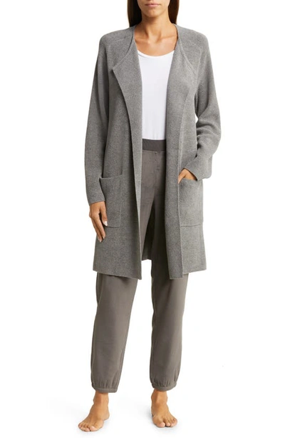 Barefoot Dreams Cozychic Ultra Lite® Open Front Cardigan In Glacier Gray