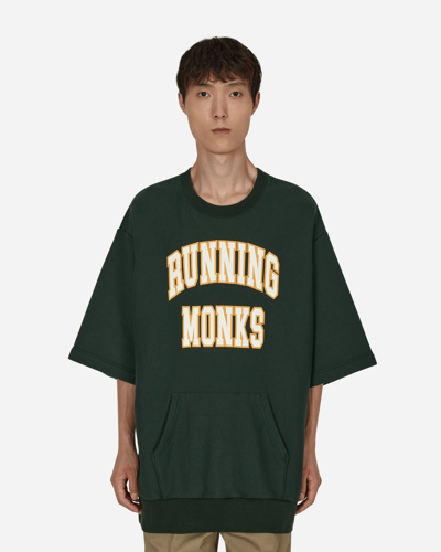 Undercover Running Monks Crewneck Sweatshirt In Green