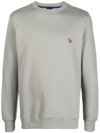 Ps By Paul Smith Ps Paul Smith Zebra Logo Sweatshirt With Zebra Logo In Grey