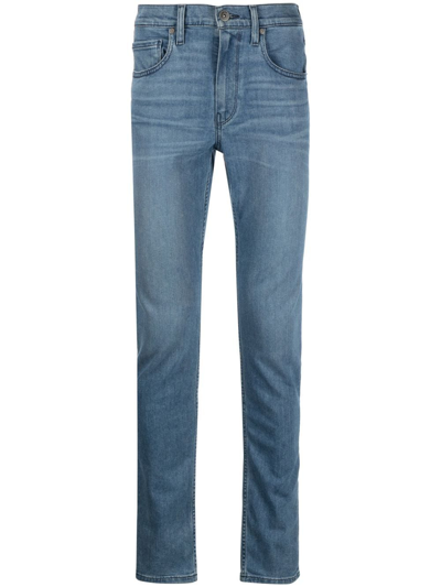 Paige Mid-rise Slim-fit Jeans In Blue