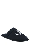 Calvin Klein Men's Xenith Round Toe Slip-on Slippers In Black01