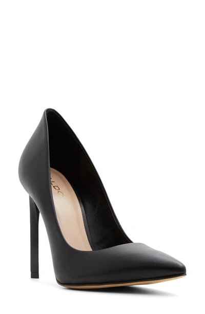 Aldo Kennedi Pointed-toe Pumps Women's Shoes In Black Smooth