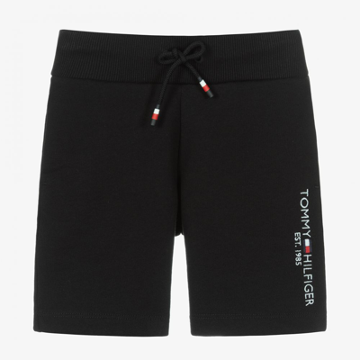 Tommy Hilfiger Kids' Boys Black Jersey Logo Shorts
