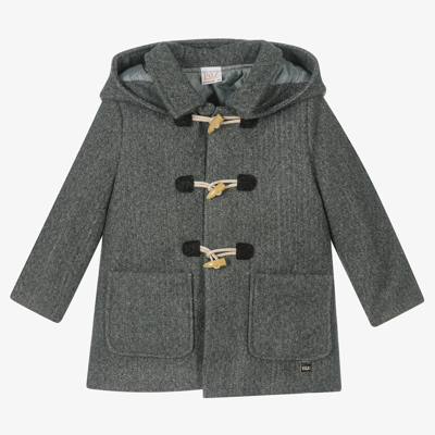 Paz Rodriguez Kids' Boys Grey Duffle Coat