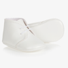 PAZ RODRIGUEZ IVORY PRE-WALKER BABY SHOES