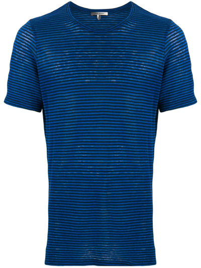 Isabel Marant Striped T-shirt In Blu