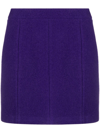 Golden Goose Journey Mini Skirt Fiona Curly Wool Boucle In Rosa