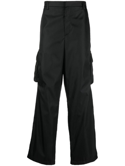 Prada Re-nylon Cargo Pants In Black | ModeSens