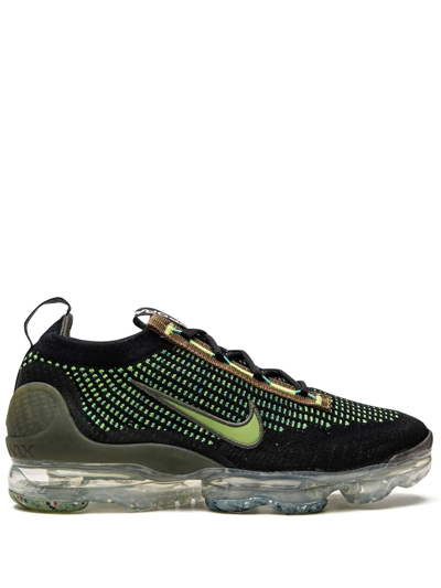 Nike Air Vapormax 2021 Flyknit Sneakers In Black