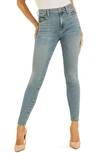 Guess 1981 High Waist Ankle Skinny Jeans In Zrcn-open