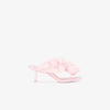 Alexander Wang Pink Celeste 30 Ruffle Trim Sandals In Pink