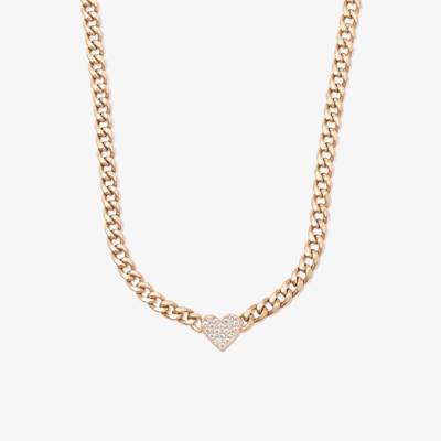 Zoë Chicco 14k Yellow Gold Midi Bitty Diamond Necklace