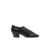 LEMAIRE BLACK LACE-UP LEATHER DERBY SHOES,FO231LL14718506978