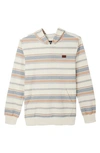 O'neill Kids' Bavaro Stripe Pullover Hoodie In Cream
