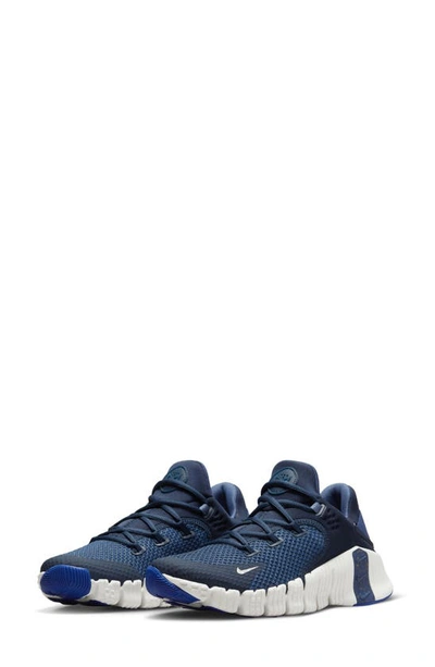 Nike Free Metcon 4 Training Shoe In Armory Navy/ Ashen Slate