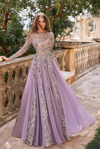 REVERIE COUTURE LACE EMBROIDERED TULLE GOWN