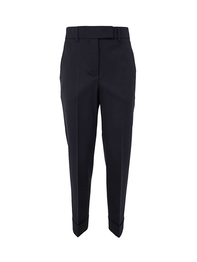 Alberto Biani Womens Blue Trousers