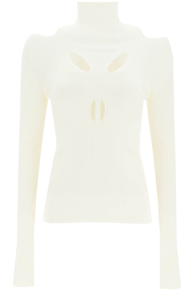 Dion Lee Cut-out Skivvy In White
