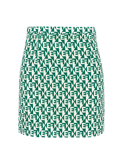 Elisabetta Franchi Womens Green Other Materials Skirt