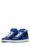 Nike Court Borough Mid 2 Little Kids' Shoes In Black
