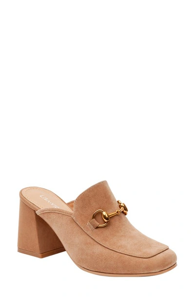 Lisa Vicky Major Bit Loafer Mule In Cognac